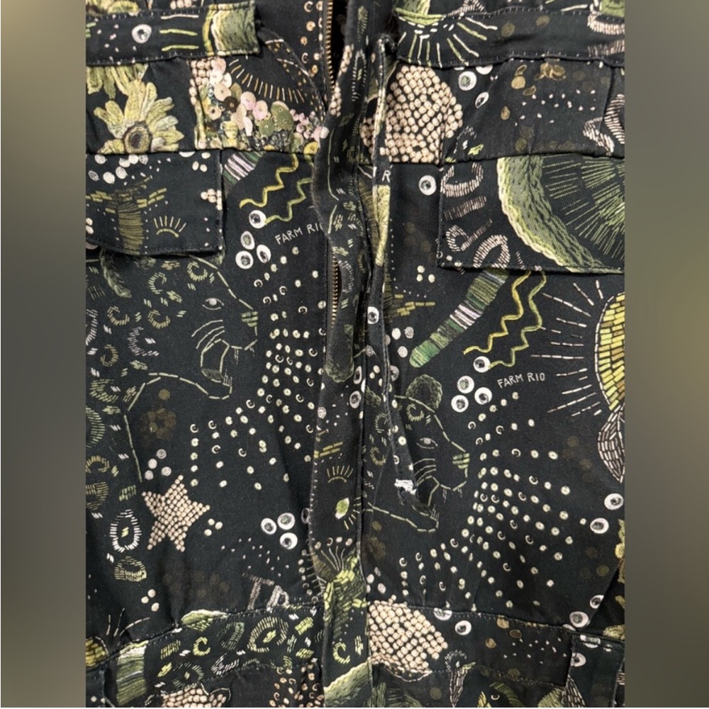 Farm Rio X Anthropologie Borogodo Green Jumpsuit • XL - Picture 6 of 9